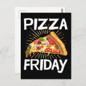 フライデーピザグルメ ポストカード (正面/裏面)