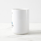 フライトおもしろい付き添い人コーヒーマグ コーヒーマグカップ (中央)