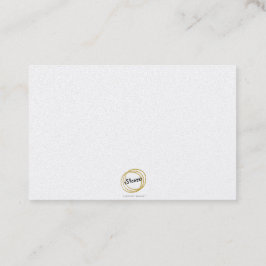 フライトからの夜景 名刺