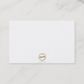 フライトからの夜景 名刺