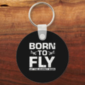 フライトで燃料を供給された女性の旅を開始する キーホルダー (正面)