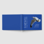 フライトのお別れのカモメ/退職パーティー ゲストブック (全面)