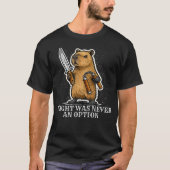 フライトはありえない おもしろい 怒り Tシャツ (正面)