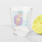 フライトをキャッチ,ではなく感覚ブラックウーマンのプール ショットグラス (裏面)