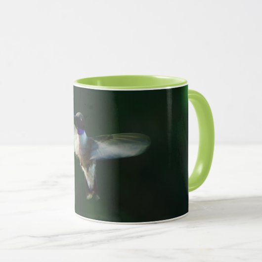 フライトアートマグの美しいハミングバード マグカップ (正面右)
