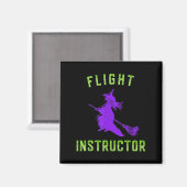 フライトインストラクターウィッチハロウィーン マグネット (正面/裏面)