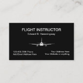 フライトインストラクターテーマ 名刺 (正面)