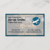 フライトインストラクタープロフェッショナル名刺 名刺 (正面)