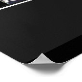 フライトゥスペインヴィンテージレトロプリント ポスター (角)