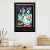 フライトゥスペインヴィンテージレトロプリント ポスター (キッチン)