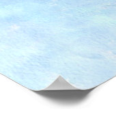 フライトウォーター色のカモメ ポスター (角)