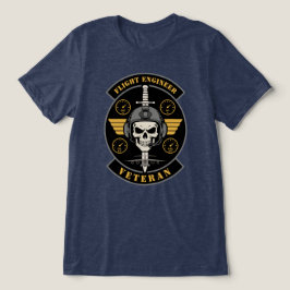 フライトエンジニア退役軍人 トライブレンドＴシャツ