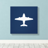 フライトキャンバスアートプリント キャンバスプリント (インサイチュ (ウッドフロア))