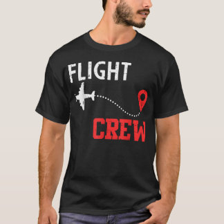 フライトクルーの誕生日パーティーフライトパイロット Tシャツ