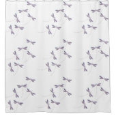 フライトシャワーカーテンのトンボ シャワーカーテン (正面)