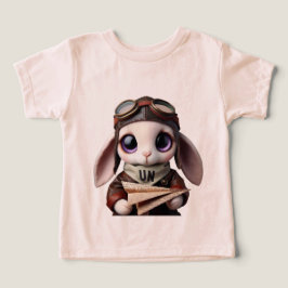 フライトスーツを着たウサギ