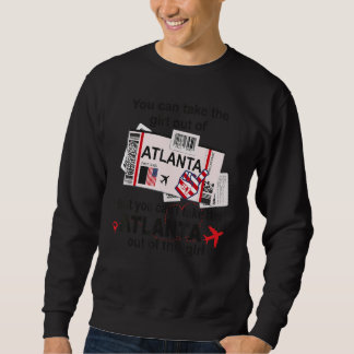 フライトチケットアトランタガールズfromアトランタボーディング スウェットシャツ