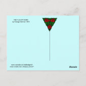 フライトティバード,美しいファッションデザイナ ポストカード (裏面)