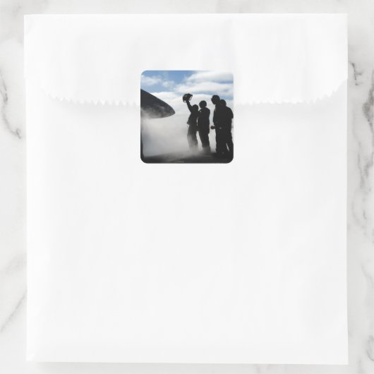 フライトデッキの乗員 スクエアシール (バッグ)