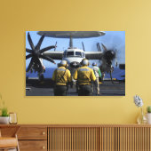 フライトデッキの取締役 キャンバスプリント (インサイチュ (リビング))