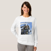 フライトデッキ上で救助訓練を行う Tシャツ (正面フル)