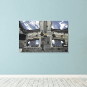 フライトデッキ内からの眺め キャンバスプリント (インサイチュ (ウッドフロア))