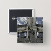 フライトデッキ内からの眺め 缶バッジ (正面&裏面)