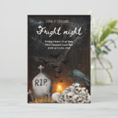 フライトナイトハローウィンパーティ-こうもりケーブテーマ 招待状 (スタンド正面)