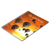 フライトノートブックの熱気球 ノートブック (左側)