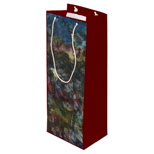 フライトハミングバードのワイン抱き枕 ワインギフトバッグ (裏面アングル)