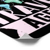 フライトバケーショントリップファボラス旅行代理店 ポスター (角)