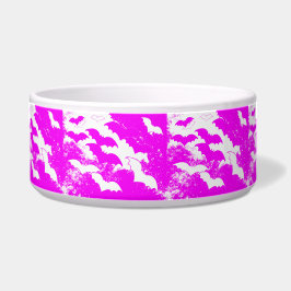 フライトピンクの白こうもり ボウル