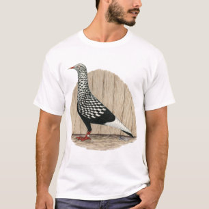 フライトブラック飛んでいるティーガーピジョン Tシャツ