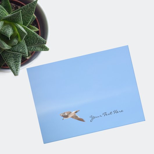 フライトブルーのカモメ ポストイット