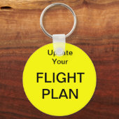 フライトプランの更新 – 大きいサイズ キーホルダー (正面)