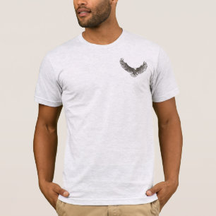 フライトペンとインクラインアートのTシャツの鷲 Tシャツ
