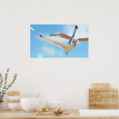 フライトポスターのカモメ ポスター (キッチン)