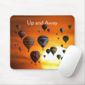 フライトマウスパッド内の熱気球 マウスパッド (マウス)
