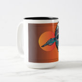 フライトマグの鳥 ツートーンマグカップ (正面左)