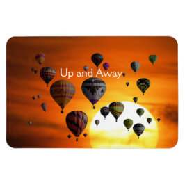 フライトマグネット内の熱気球 マグネット