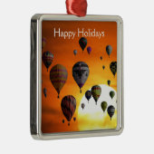 フライトメタルオーナメントの熱気球 メタルオーナメント (右)