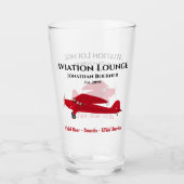 フライトラウンジパブタバーンマンケイブビール飲料 タンブラーグラス (正面)