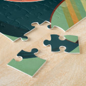 フライトヴィンテージカッコいいアート歴史写真旅行 ジグソーパズル (側面)