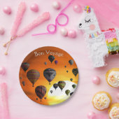 フライト中の熱気球紙プレート ペーパープレート (パーティー)