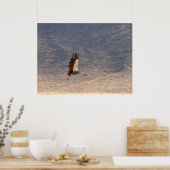 フライト中の猶予 – グレークラウン付きクレーンポスター ポスター (キッチン)