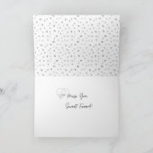 フライト付き添い人とパイロットカード サンキューカード (内部)