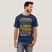 フライト付き添い人ギフトおもしろい感謝 Tシャツ (正面フル)