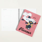 フライト付き添い人パイロットストライプトラベルプランナー プランナー手帳 (ディスプレー)