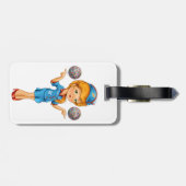 フライト付き添い人ラゲッジタグ(背面に引用文付) ラゲッジタグ (裏面横)