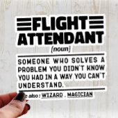 フライト付き添い人名詞飛行機航空愛好家クール シール